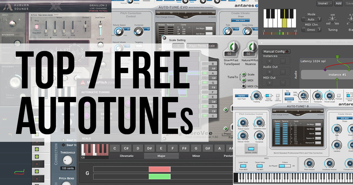 Autotune Free: 7 of the Best In 2023! - Plugins for the Modern Producer