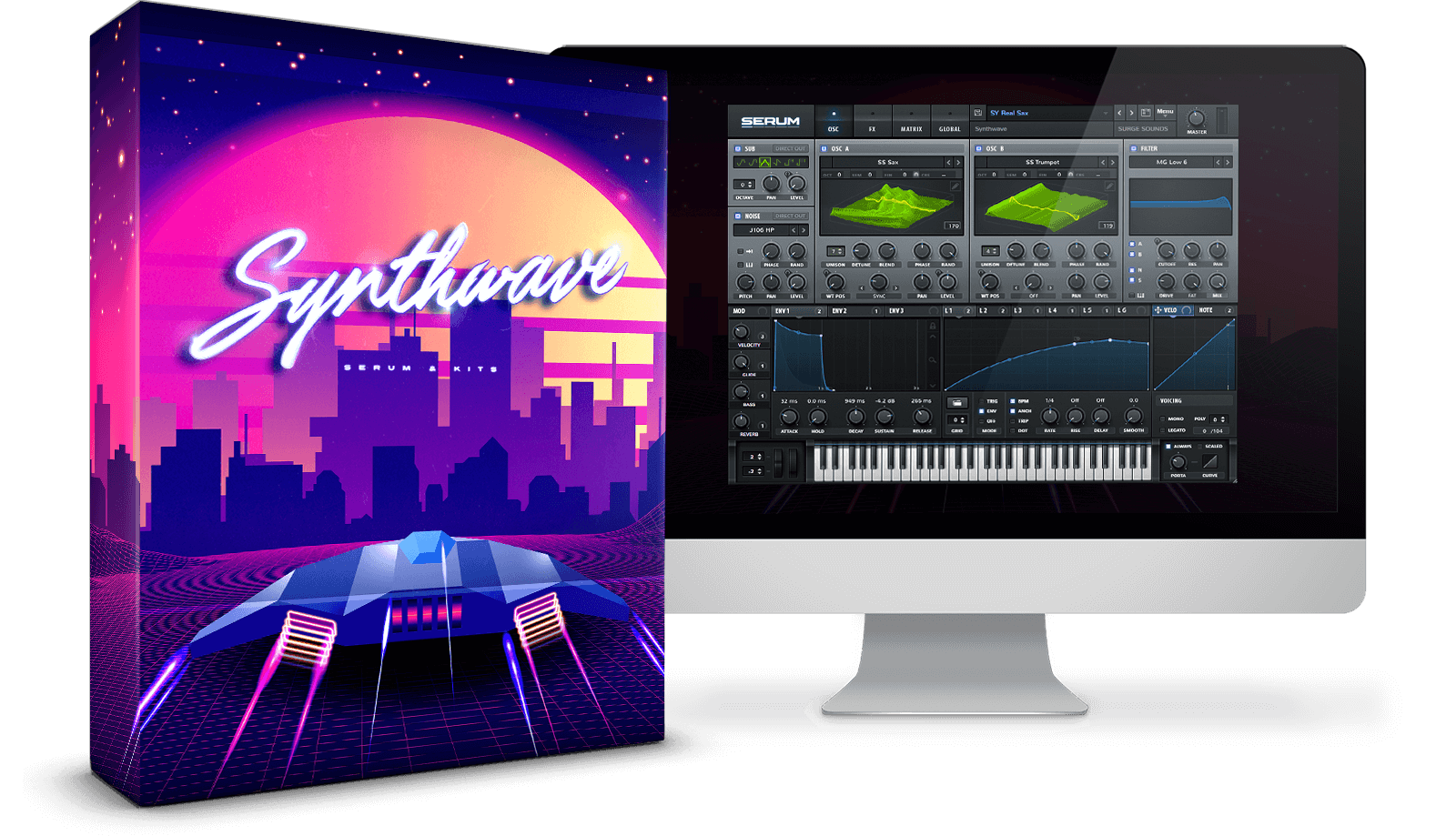 Synthwave | Retro & Vintage Presets, Samples, Kits, Loops, Stems